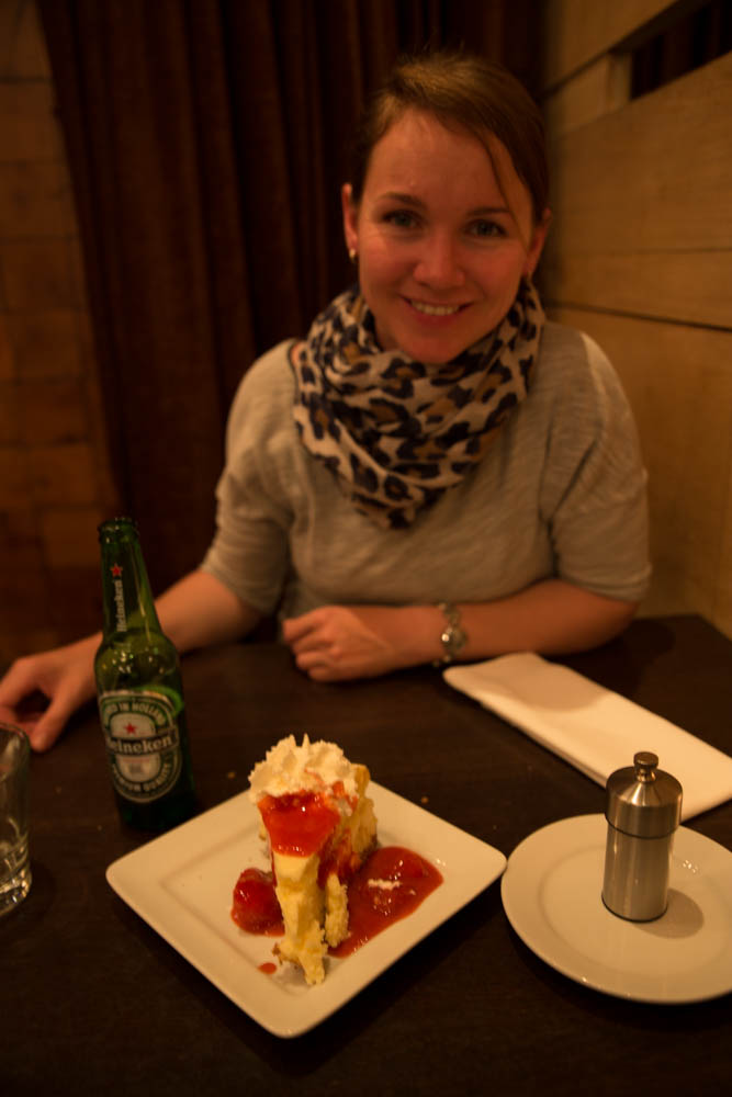 So muss ein New York Strawberry Cheesecake aussehen.. Basta